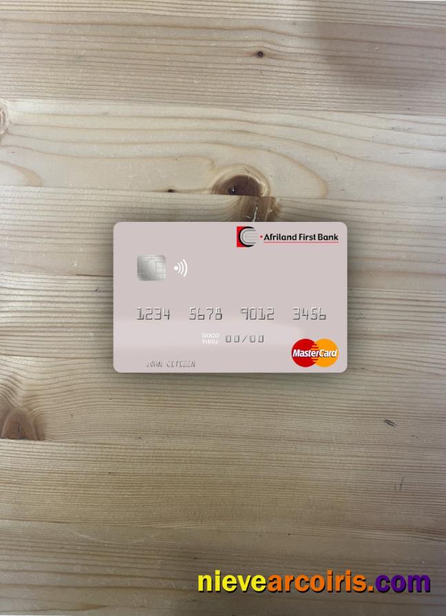 Sao Tome and Principe Afriland First Bank mastercard photolook